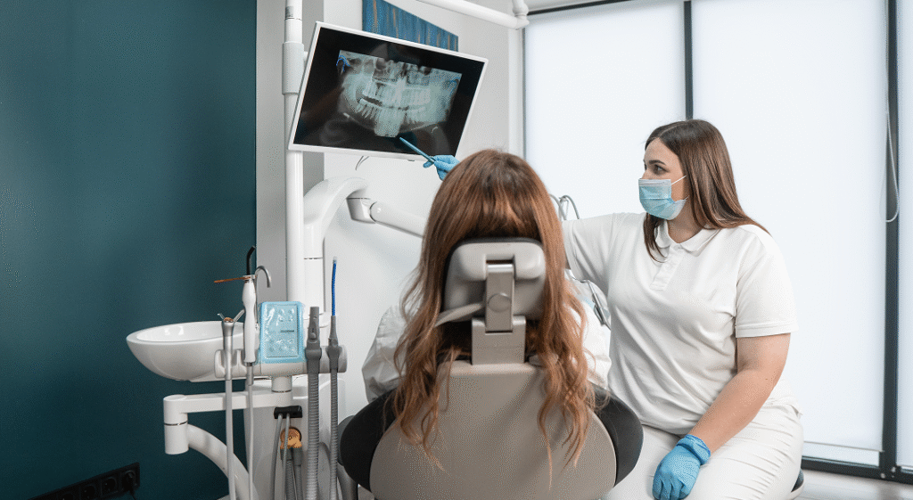 a-woman-at-an-appointment-with-a-professional-dent